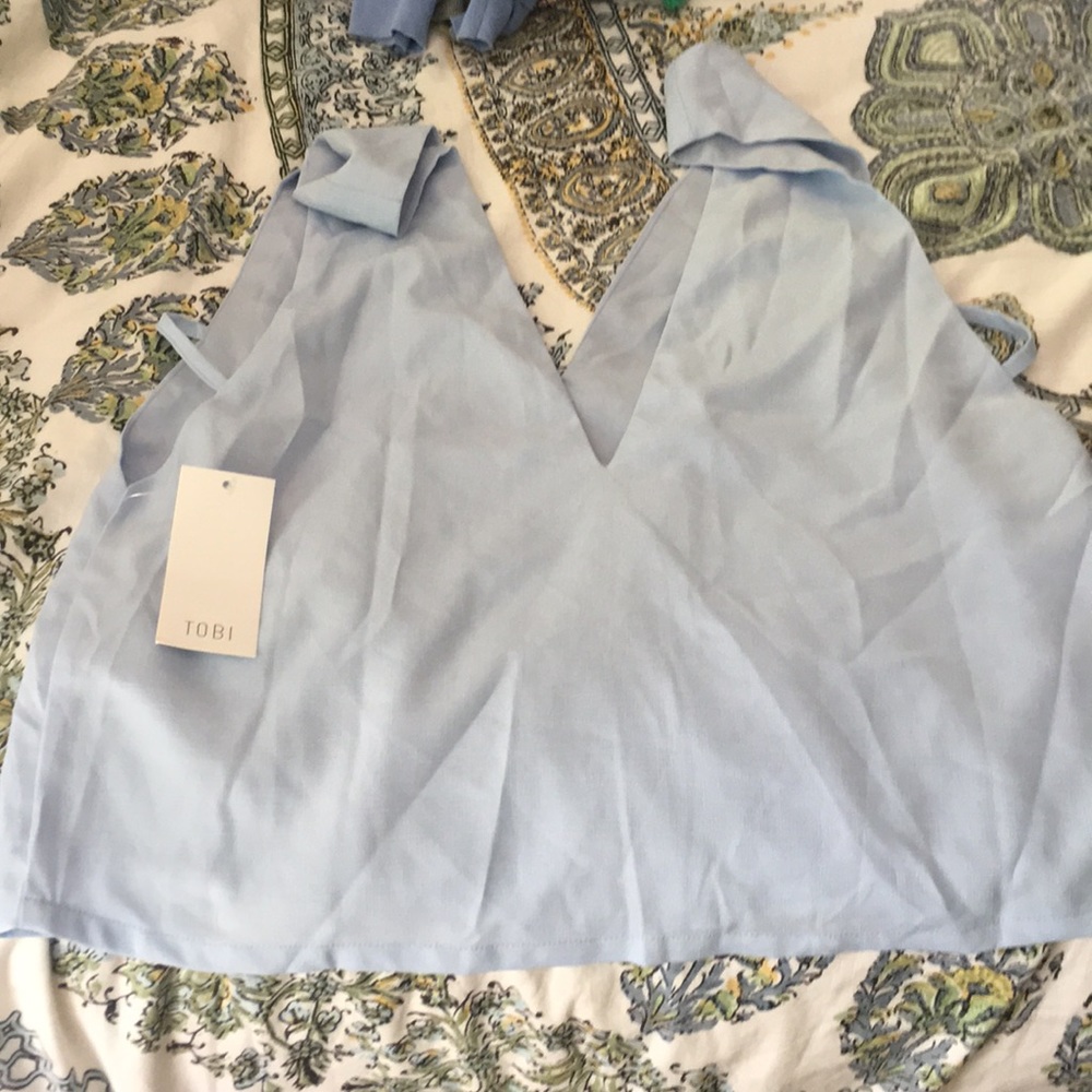 Light blue: never been worn